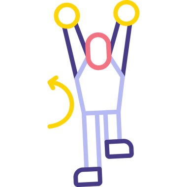 Vektör illüstrasyonu, insan simgesi arkaplanı