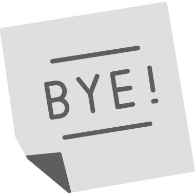 Bir harf simgesinin beyaz etiketinin vektör çizimi