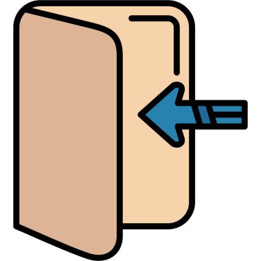 kitap simgesi, vektör illüstrasyonu