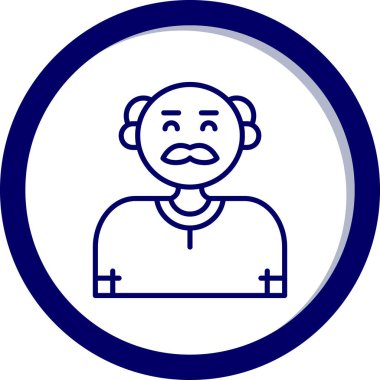 Erkek avatar. Web simgesi