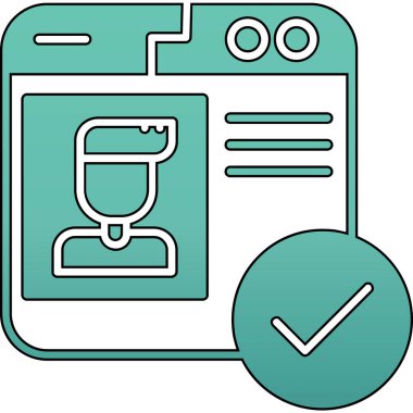 Moda tarzında izole edilmiş kahve fincanı simgesi