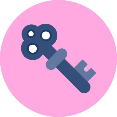 Bir anahtarın vektör illüstrasyonu