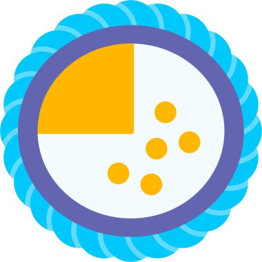 Yemek. Web simgesi basit illüstrasyon