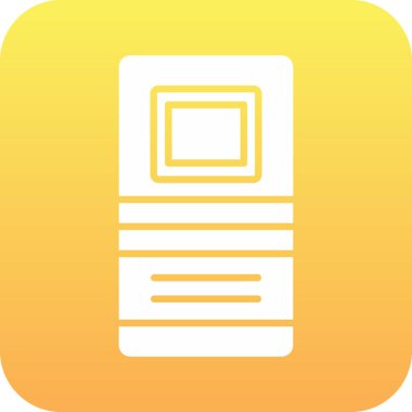 Modern simgenin vektör illüstrasyonu