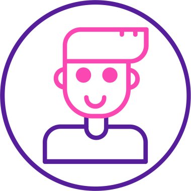 İnsan simgesinin vektör illüstrasyonu