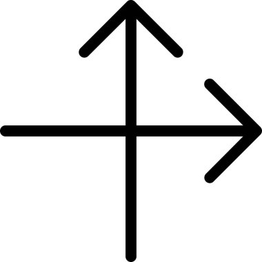 ok yönü konum simgesi ana hat biçiminde