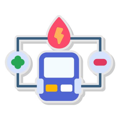 Kan bağışı ikonu vektör illüstrasyonu