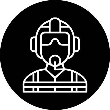 İnsan simgesinin vektör illüstrasyonu