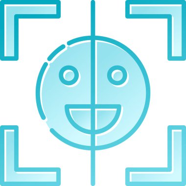 Şirin bir robotun vektör çizimi