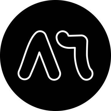 yol simgesi vektör illüstrasyonu