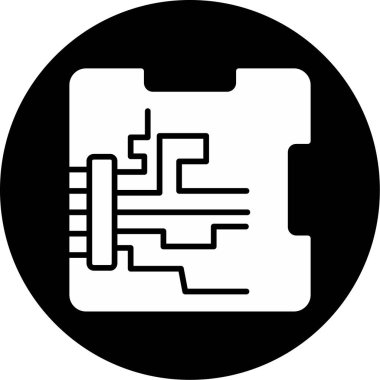 devre simgesi, vektör çizimi