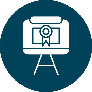 İzole edilmiş bir çizgi resim simgesinin çizimi