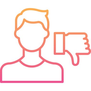 Modern simge, vektör illüstrasyonu gibi değil