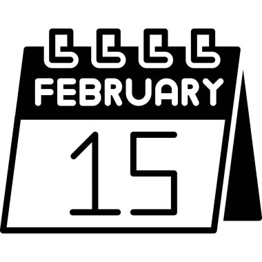 Takvim Kabartma Simgesi Tasarımı