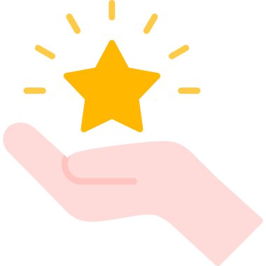 yıldız simgesi vektör illüstrasyonu