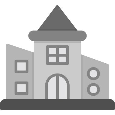 ev simgesi, vektör illüstrasyonu