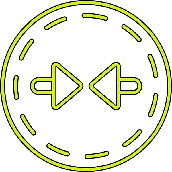 Oynayın. Web simgesi basit illüstrasyon