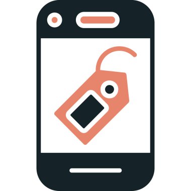 Alışveriş. Web simgesi basit illüstrasyon