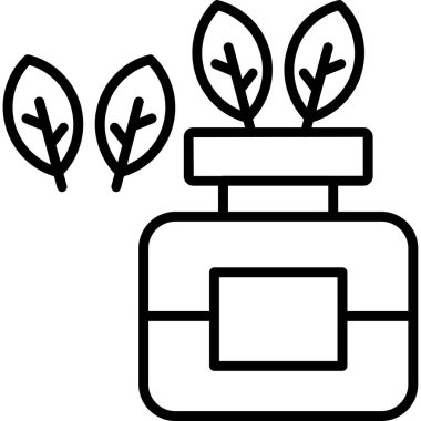 bitki bahçesi simgesi ana hatlarıyla