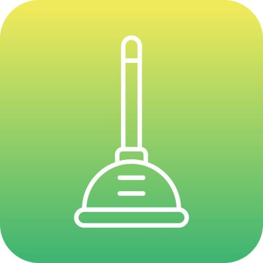 Beyaz arkaplanda vektör termometre düz simgesi