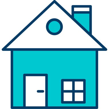 ev simgesi vektör illüstrasyonu