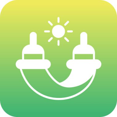 Güzel Güneş Kabartma Vektörü Simgesi