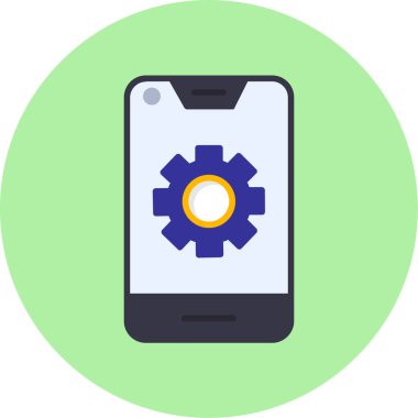 Teçhizat Web simgesi basit illüstrasyon