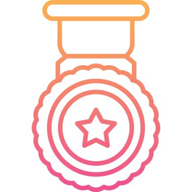 Fenerli bir yıldızın vektör çizimi