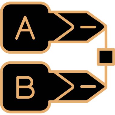 İki ok ve sağ yol.