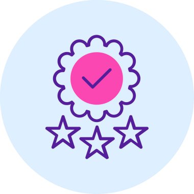 Yıldız. Web simgesi basit illüstrasyon