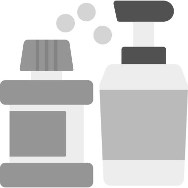 şişe kremi kozmetik simgesi düz stil