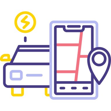 akıllı telefon simgesi, vektör illüstrasyonu basit tasarım