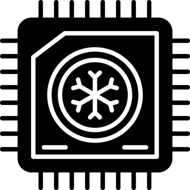 CPU kutsal kişilerin resmi, vektör çizim