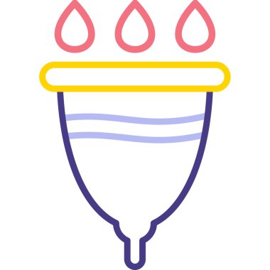 candle modern icon, vector illustration