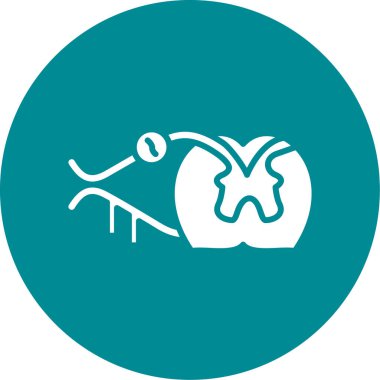 Şirin bir çizgi film karakterinin vektör çizimi