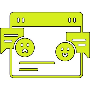 Beyaz üzerinde basit ve minimalist vektör uygulama arayüzü simgesi