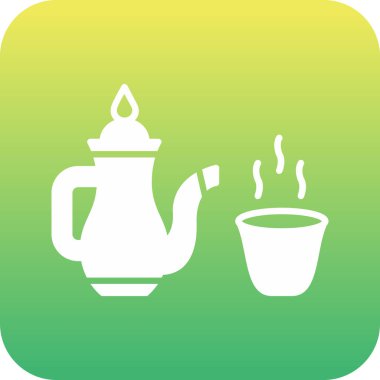 Çay Kupası simgesi yeşil