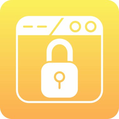 Beyaz arkaplanda kilit simgesi izole edildi