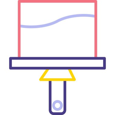 Modern b 'nin vektör illüstrasyonu eksik simgesi