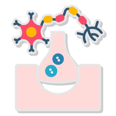 Bilim molekülü ikonu