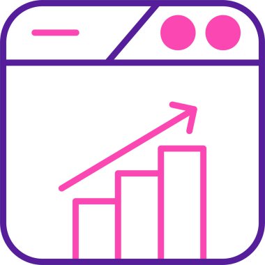 İş simgesinin vektör illüstrasyonu