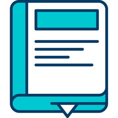 Belge simgesinin vektör illüstrasyonu