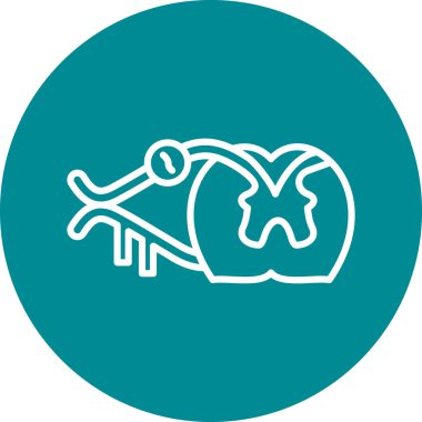 Şirin simgenin vektör illüstrasyonu