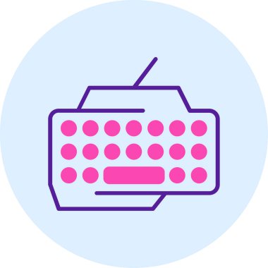 Modern simgenin vektör illüstrasyonu