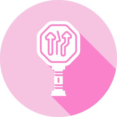 Ampul. Web simgesi basit illüstrasyon