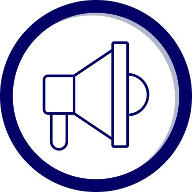 Hoparlörün vektör illüstrasyonu