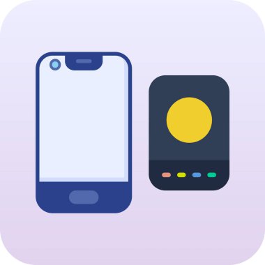 cep telefonu ikonu vektör illüstrasyonu