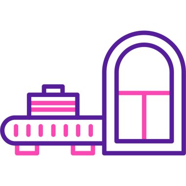 Modern simgenin vektör illüstrasyonu