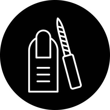 bıçak simgesi vektör illüstrasyonu