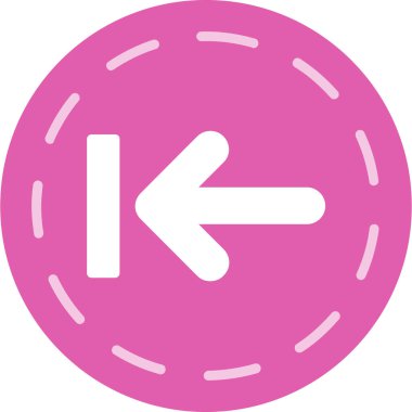 Ok. Web simgesi basit illüstrasyon